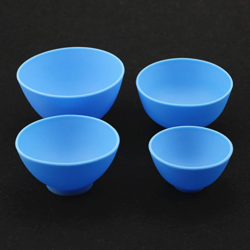 

S/M/L/XL Professional Blue Dental Lab Rubber Mixing Bowl Dental Tool Thicken Medical Tool Health Care Machine