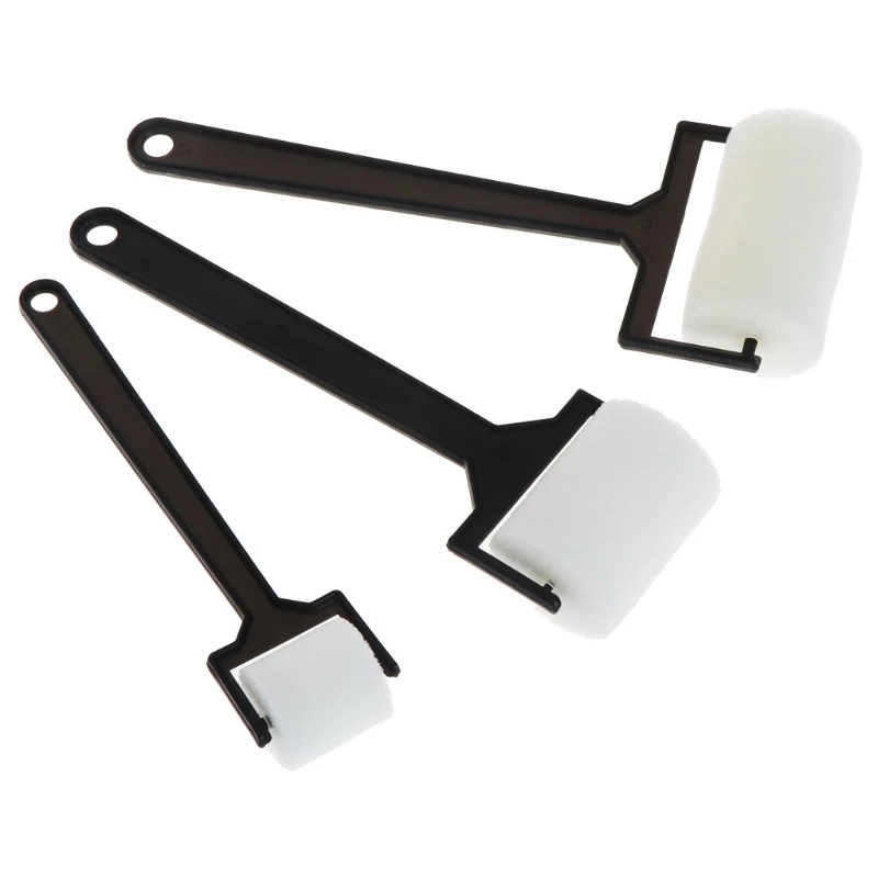 3Pcsสีขาวฟองน้ำแปรงเด็กGraffiti Rollerแสตมป์เด็กภาพวาดของเล่น