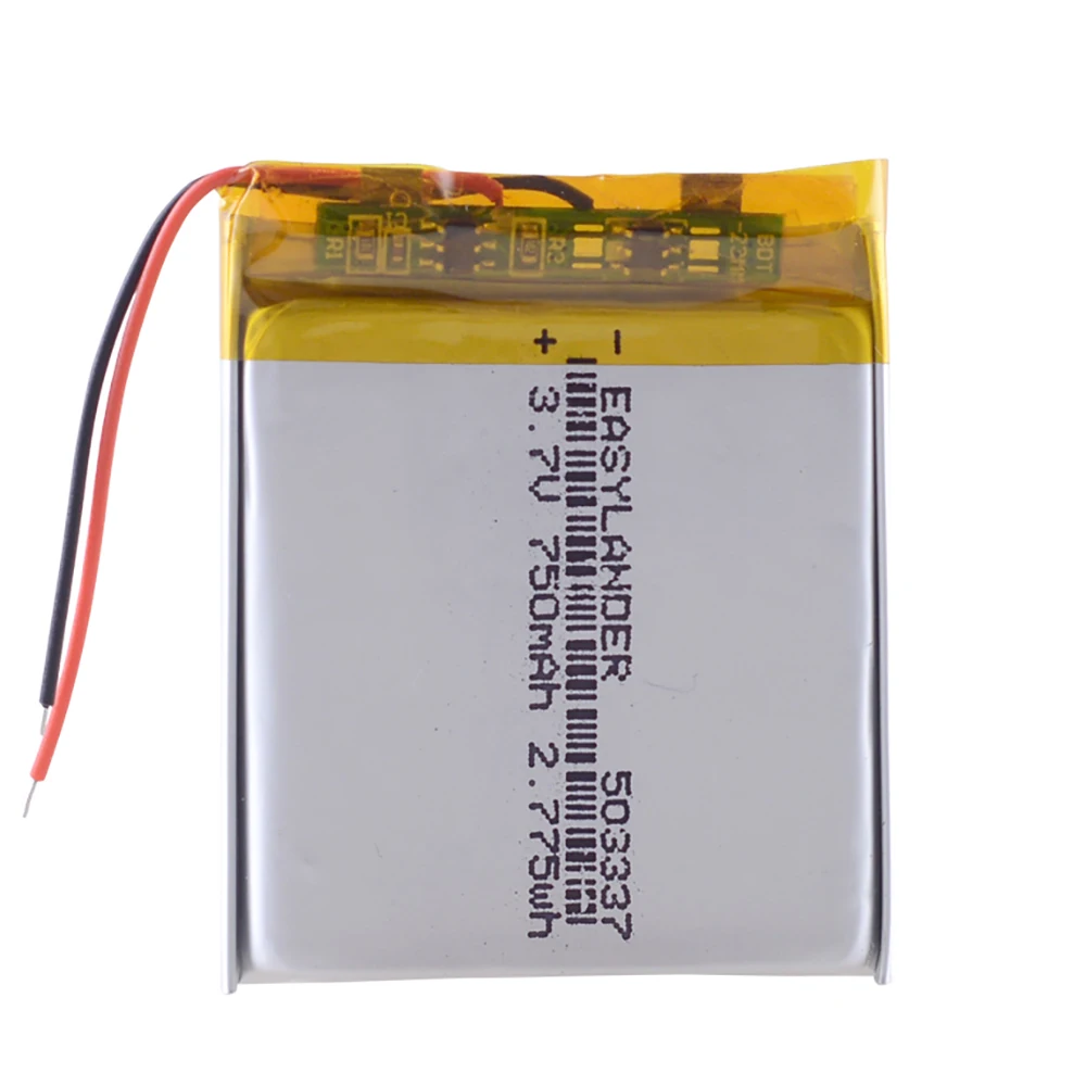 Akumulator litowo-polimerowy litowo-jonowy 3.7V 750mAh 503337 akumulatory EU053337p