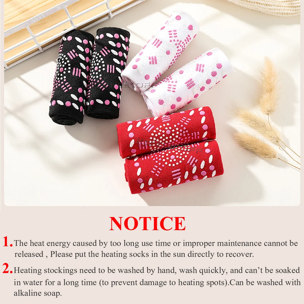 Tourmaline Self Heating Heated Socks For Women Men Help Warm Cold Feet Comfort Health Heated Socks Magnetic Therapy Massage Sock