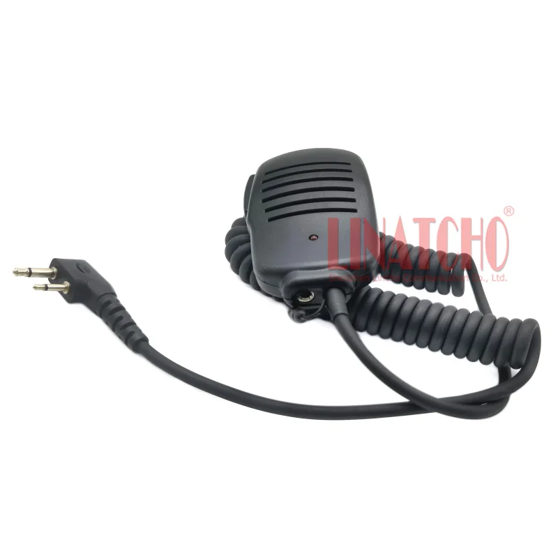 with Revolving Clip and Earphone Jack IC-V8 IC-V82 IC-U82 IC-T3H Walkie Talkie Shoulder Speaker Mic