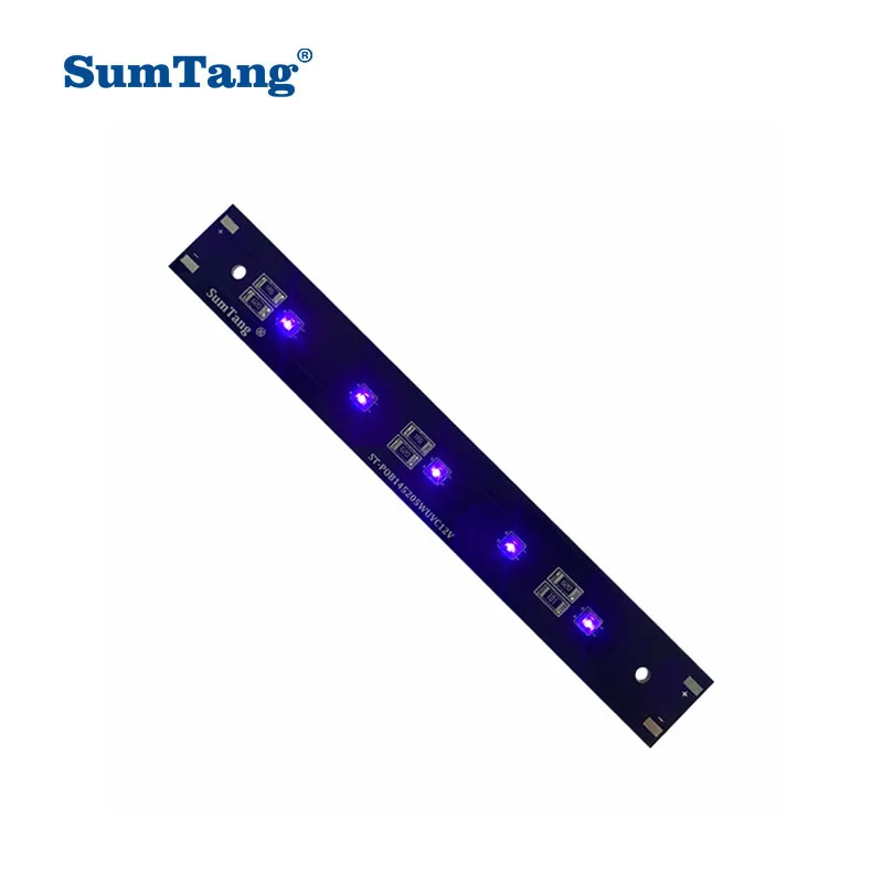 Upgraded 12V UVC LED Module UV Lamp Ultraviolet Light (145/300)x20x2mm 2.5W 5W 6W 12W 265-285nm 395-405nm