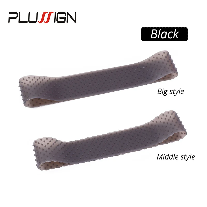 Silikon-Perückenband, elastischer Perückengriff, braun, transparent, schwarz, Stirnband zur Fixierung von Perücken, beiges Haarband ohne Gel oder Kleber, rutschfest – Detail 7