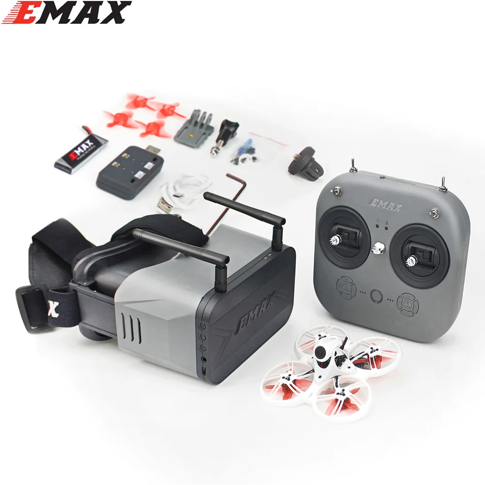 

Emax Tinyhawk III 3 RTF FPV Racing Drone F4 FC 5A 4in1 ESC 15000KV Motor RunCam Camera E8 Transmitter and Transporter 2 Goggles