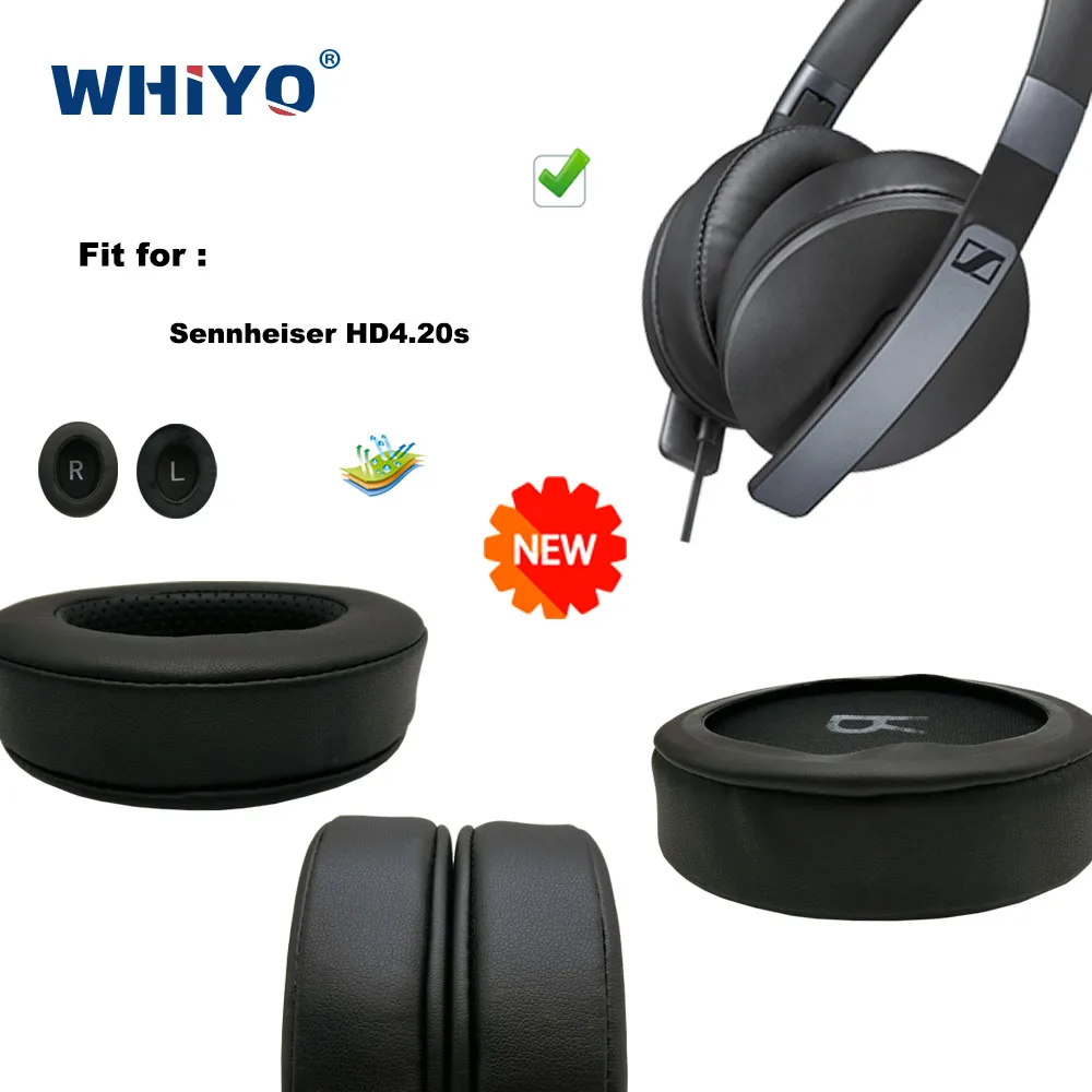 

New Upgrade Replacement Ear Pads for Sennheiser HD4.20s Headset Parts Leather Cushion Velvet Earmuff Earphone Sleeve Cover