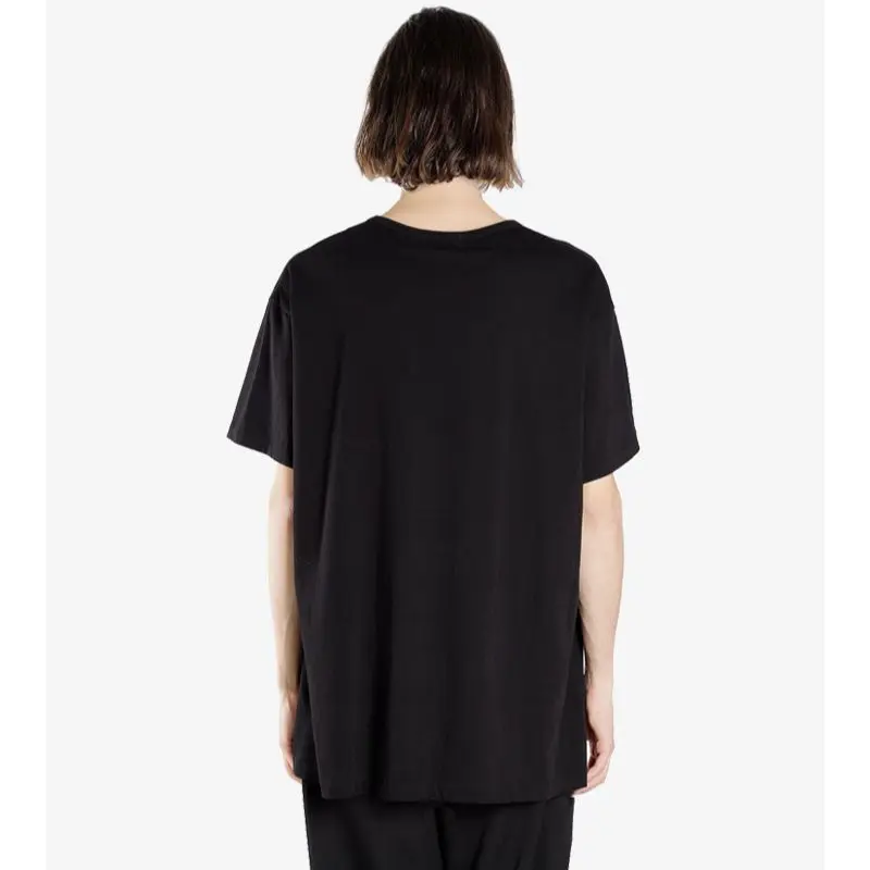 

Men's Short Sleeve T-Shirt Summer New Dark Irregular Round Collar Design Youth Fashion Trend Loose Versatile T-Shirt
