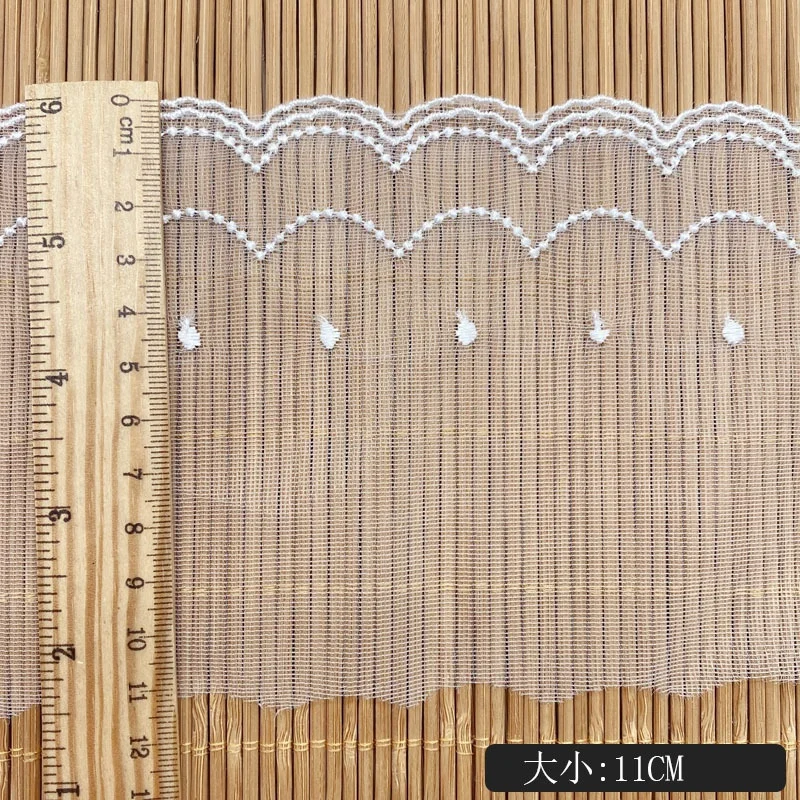 높은 품질 웨이브 코 튼 수 놓은 레이스 바느질 가구 액세서리 DIY 수 제 공예 재료