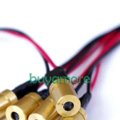 10 قطعة/الحزمة 0813 مللي متر مصغرة 650nm 3.2mW 5mW 3VDC ريد دوت ليزر ديود وحدة
