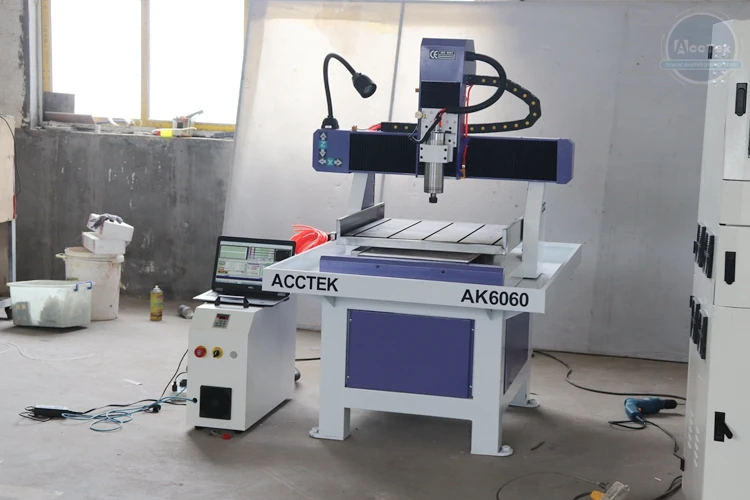 6060 Metal CNC Router Machine Price Aluminum Engraving CNC Machine Table Moving Router CNC