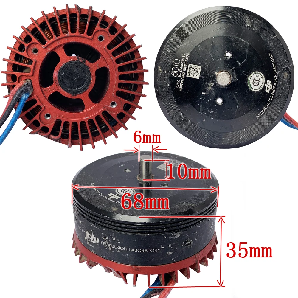 7035(6010) Outer Rotor Brushless Motor UAV Motor 130kv Plant Engine Model Aircraft Large Torque Unmanned Multi-axis