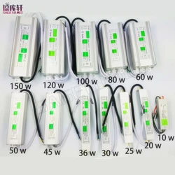 AC110-260V to DC12V/24V 10W - 150W Waterproof Led Driver Transformer Power Supply Adapter Electronic outdoor IP68 led strip lamp