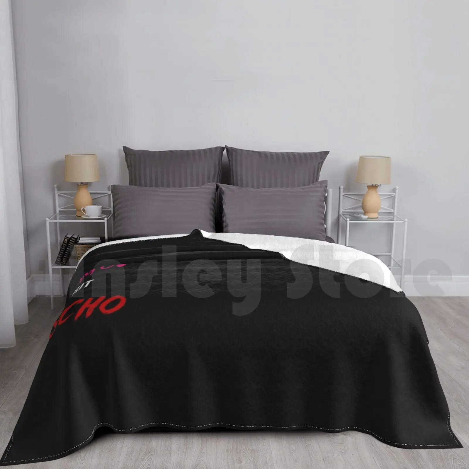 Cute But Psycho Blanket Fashion Custom Cute Psycho Sweet Crazy Womens Girls Typography Lovely Blonde Quinn