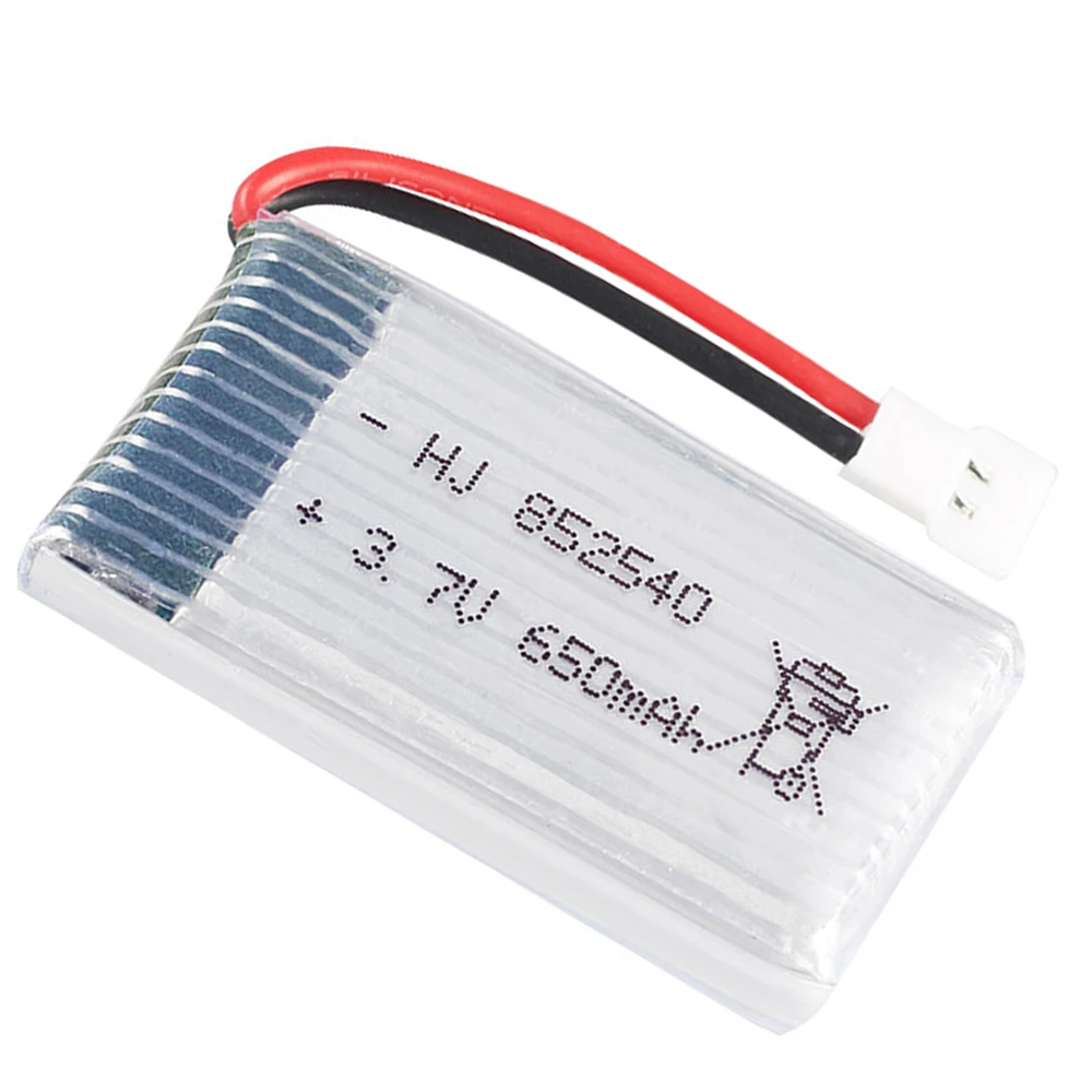 3.7V 650mAh Drone Rechargeable Lipo Battery For SYMA X5C X5C-1 X5 H5C Quadcopter Parts 852540 20C Lipo Battery 3 Battery set