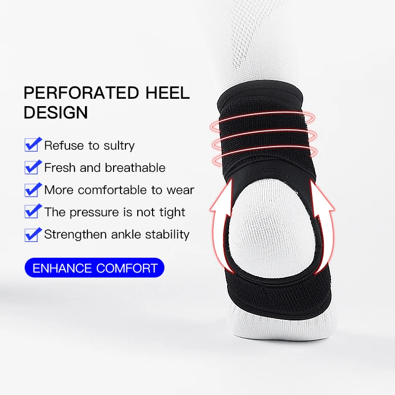 Kyncilor 1 PCS 3D Compression Ankle Strap Gym Ankle Support Brace Basketball Volleyball Fitness Heel Protector Sport Ankle Brace