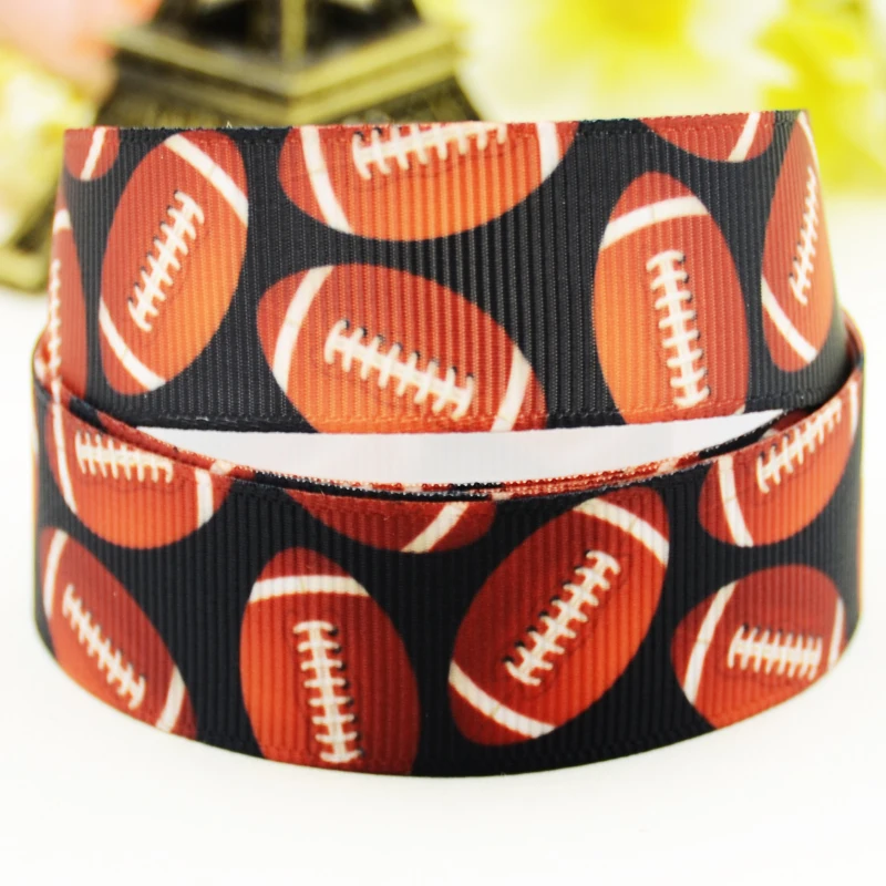 22mm 25mm 38mm 75mm balls cartoon printed Grosgrain Ribbon party decoration 10 Yards satin ribbons