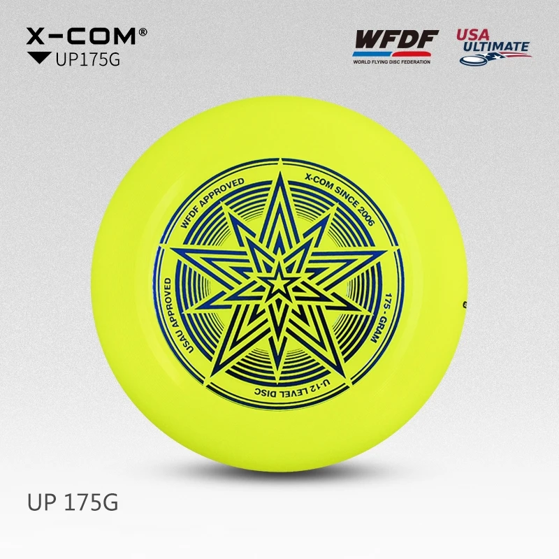 X-COM Professional Ultimate Flying Disc Certified by WFDF 175g 4 Colors With Storage Bag