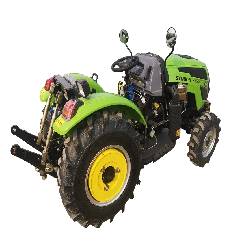 SYNBON Garden Four Wheels Tractors Hydraulic Micro Compact Orchard Greenhouse 4Wd Tractors