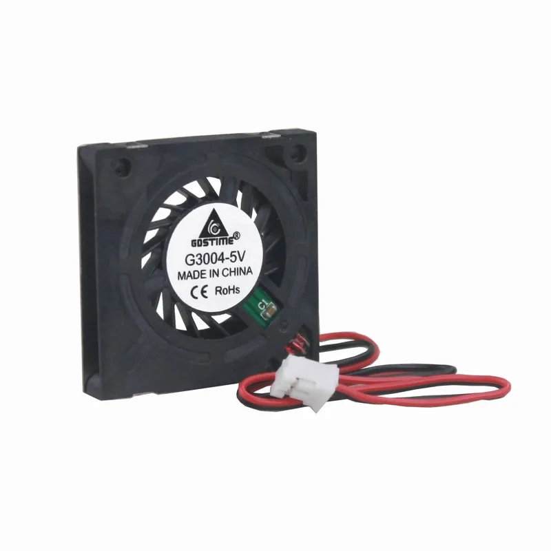 

2PCS Gdstime 3D Printer Cooling Fan 30mm 30x30x4mm DC 5V Blower Brushless Fan Cooler