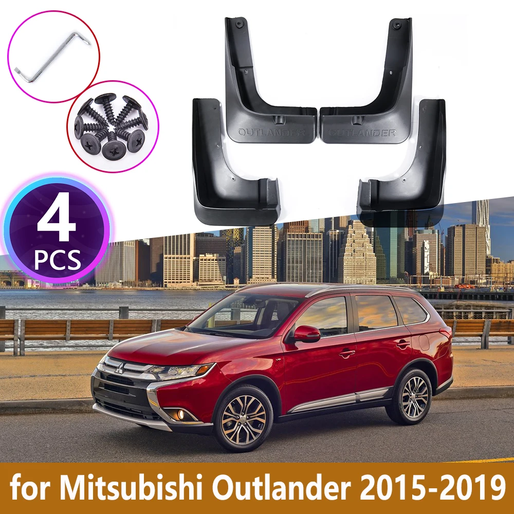 

Car Front Rear Mudguards For Mitsubishi Outlander Facelift 2015 2016 2017 2018 2019 Splash Flap Mudflap Car Accessories Fenders