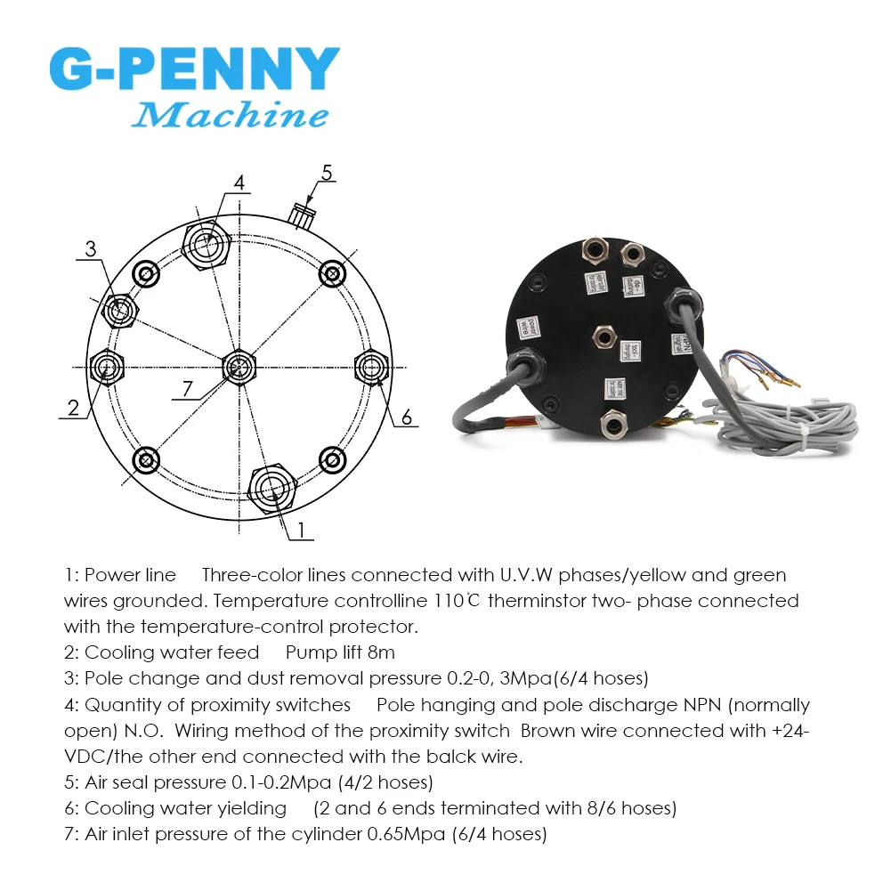 2.2kw Water Cooled Spindle ATC Spindle Motor 220v Rotating spdeed 24000rpm 4 Pole 800Hz Blind rivet IS020-15°  Tool holderIS020