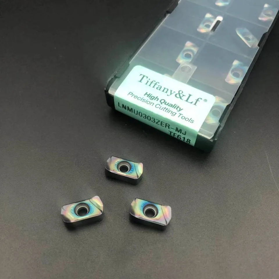 DESKAR 100% Original LNMU0303ZER-MJ TF618ดับเหล็กชิ้นส่วนเครื่องจักรกล CNC เครื่องกลึงเครื่องตัดเครื่องมืออะไหล่เครื่องมือใบมีด