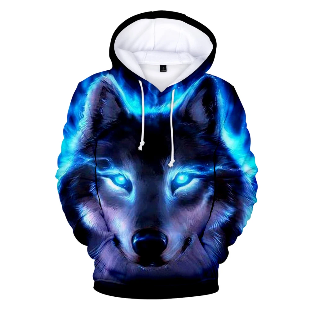 

Moon Wolf 3D Print Oversized Women/Men Hoodies Sweatshirts Harajuku Streetwear Hip Hop Pullover Hooded Jacket Casual Sportswear