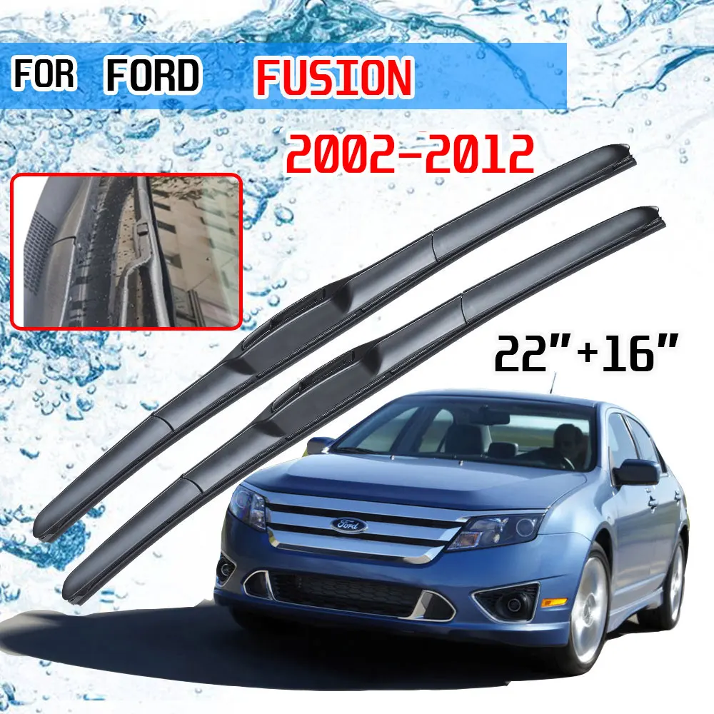 

For Ford Fusion 2002 2003 2004 2005 2006 2007 2008 2009 2010 2011 2012 Accessories Car Front Windscreen Wiper Blades Brushes U J