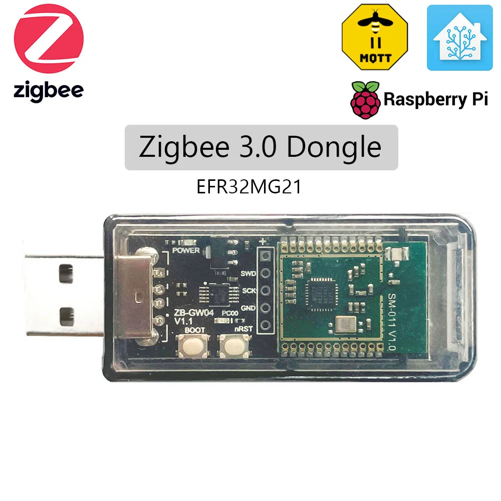 Silicon Labs Zigbee 3,0 EFR32MG21 Dongle Sniffe, placa desnuda, Analizador de Protocolo de paquete, módulo USB de captura de interfaz