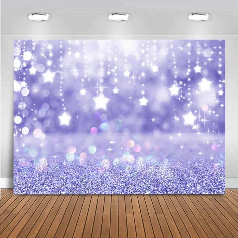 Mocsicka خوخه منقطة بريق ستار خلفية الخيال حفل زفاف عيد ميلاد صورة خلفية الطفل صورة التصوير الدعائم