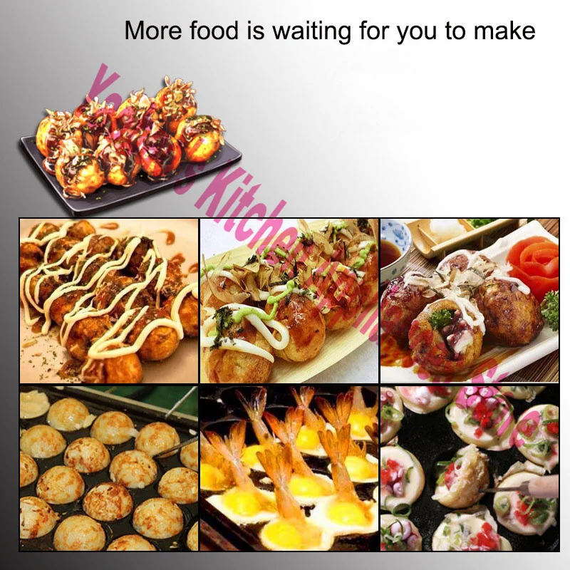 Commercial Electric Takoyaki Maker Machine Takoyaki Grill Pan Electric fish ball furnace Takoyaki machine 220V