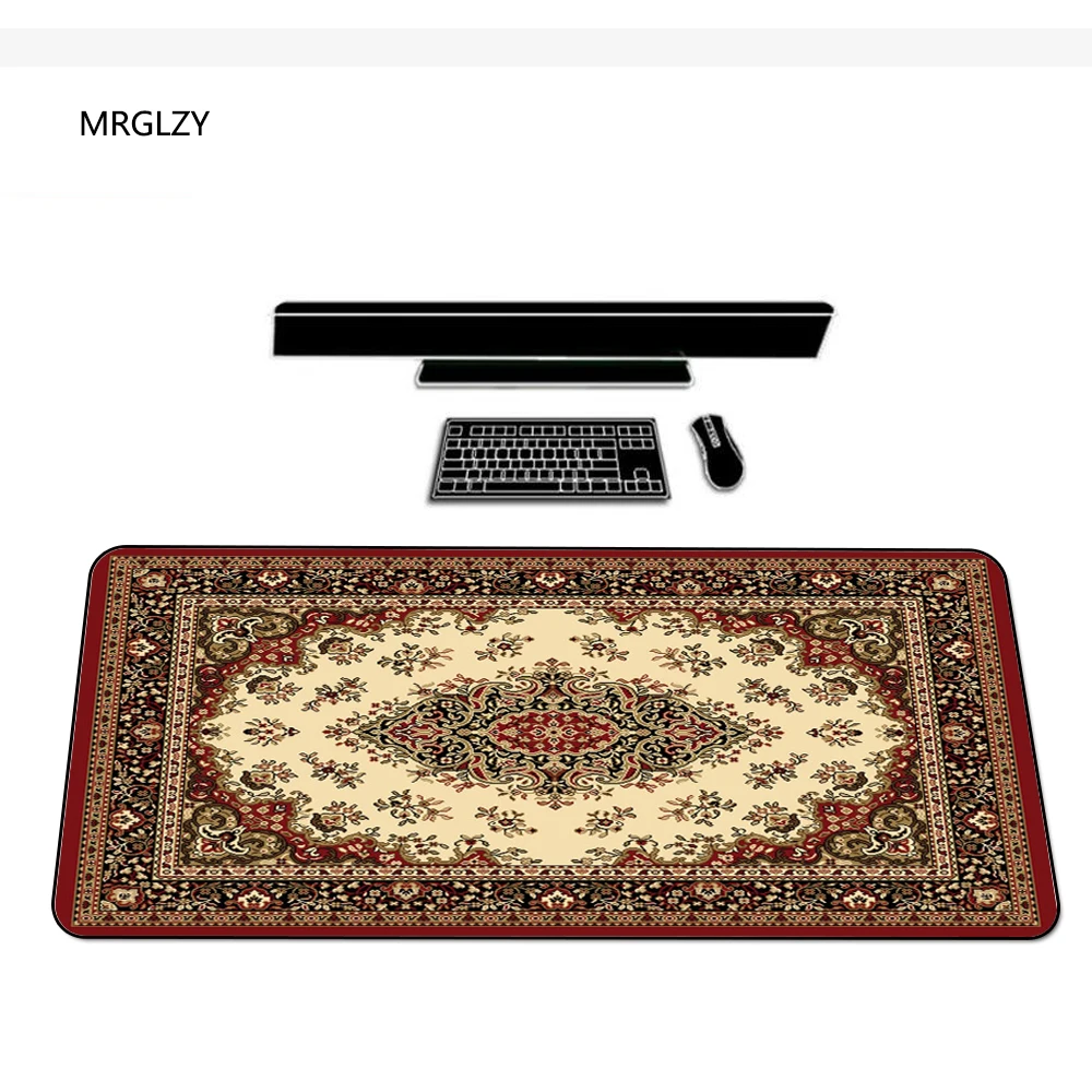 

MRGLZY Beautiful Persian Carpet Design Unique Gamer Mouse Pad Gaming Mouse Pad 290X250MM Mousepad Keyboard Rest