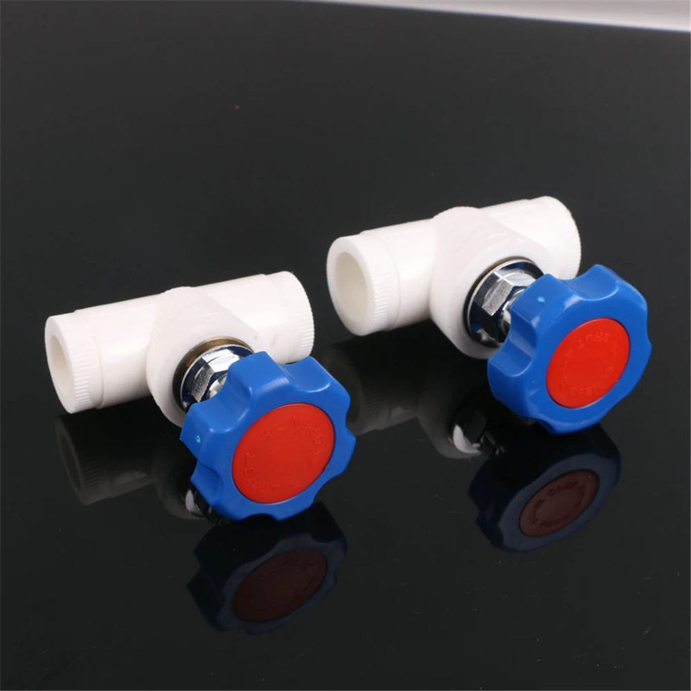 Válvula de corte PPR Tipo de elevación válvula de corte válvula de compuerta de gran flujo 20 4 puntos 25 6 puntos accesorios de tubería de agua PPR