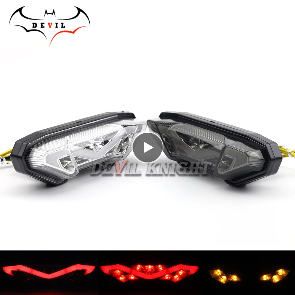 

MT09 accessories Motorcycle Brake Turn Signal Tail Light Integrated Led For YAMAHA MT09 Tracer 900/GT MT10 FZ09 FJ09 MT-10 FZ10