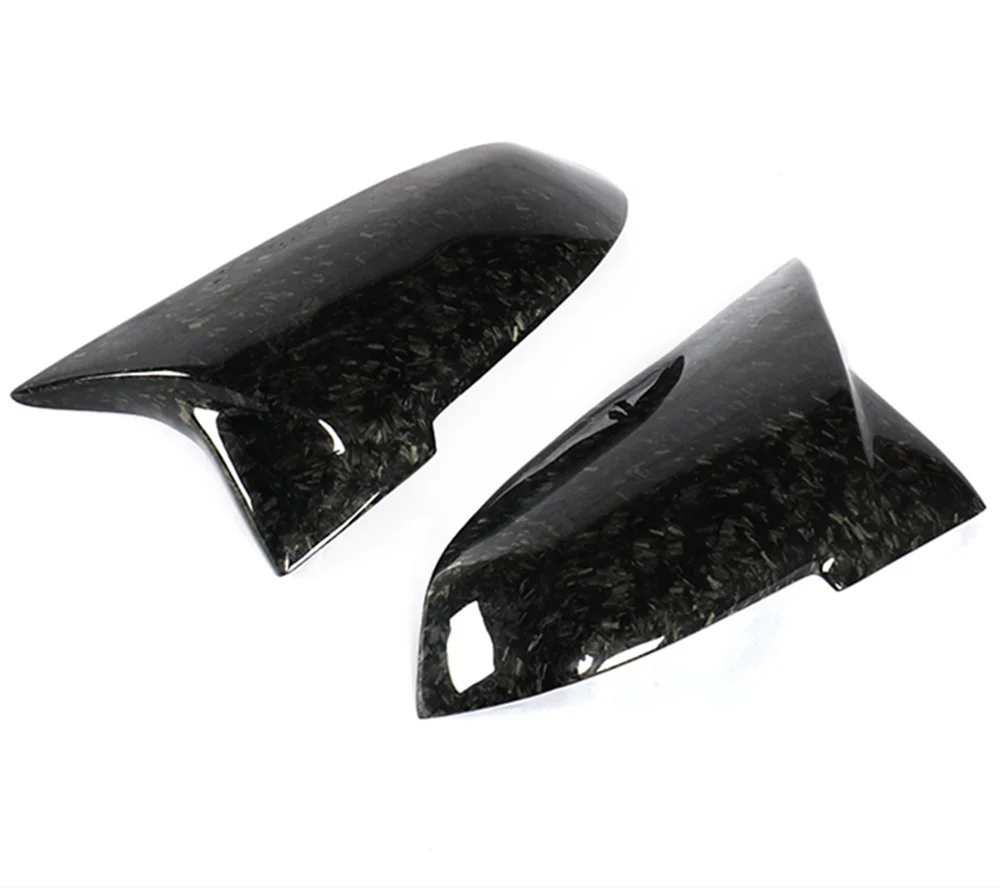 Mirror Cover For BMW F20 F22 F31 F35 F34 X1 F32 F33 F30 2012-2016 Forged Carbon Fiber Rear View Cap Shell Replacement Clip On