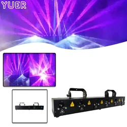 6X2W RGB Animation Scanning Effect Array Laser Light Stage Laser Projector DMX512 Party DJ Disco Music Bar Club Dance Floor Show