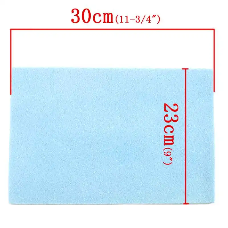 2 PCs Doreen Box Blue & Brown Bead Mats Jewelry Beading Tools Non-slip Flocking Sponge Polyester Mesh Mat for DIY 30x23cm