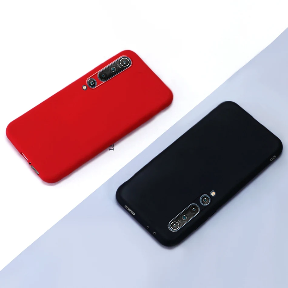 Silicone Case For Xiaomi Mi 10 Case Xiaomi Mi 10 Pro Candy Back Cover For Xiaomi Mi 10 Mi10 Pro 5G Soft TPU Cover Phone Bumper