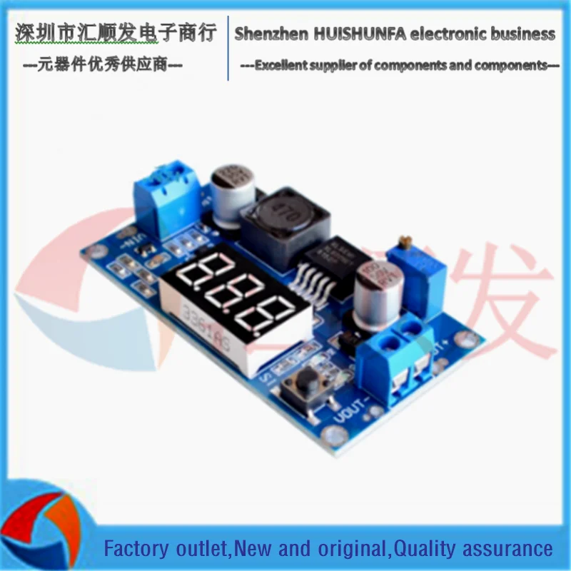 The XL6009ปรับแรงดันไฟฟ้าBoostโมดูลFarเกินLM2577 4.5-32 L 5-35ดิจิตอลโวลต์มิเตอร์จอแสดงผล