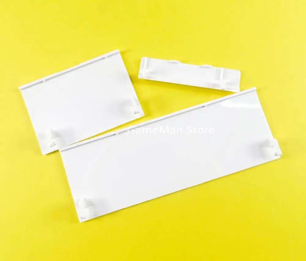 20sets/lot Black and white 3 in 1  Memeory Card Door Slot Cover Lid 3 Parts Door Covers for Nintendo Wii Console