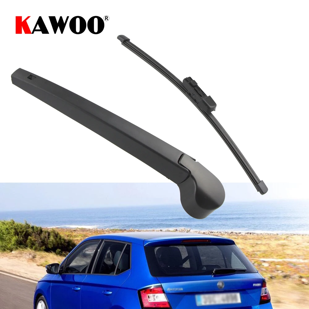 Car Rear Wiper Blade Blades Back Window Wipers Arm For Skoda Fabia Hatchback 2014 2015 2016 2017 2018 2019 Auto Windscreen Blade