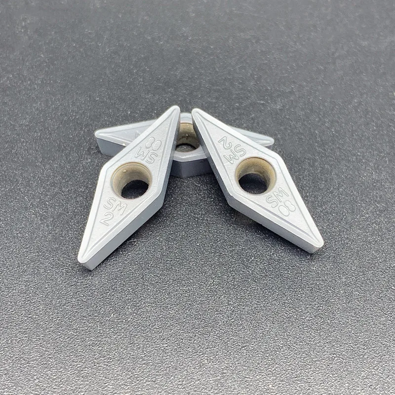VCMT160404 VCMT160408คาร์ไบด์ VCMT 160404 160408 SM IC907 IC908เครื่องกลึงโลหะเครื่อง CNC ตัดเครื่องมือทังสเตน Carb