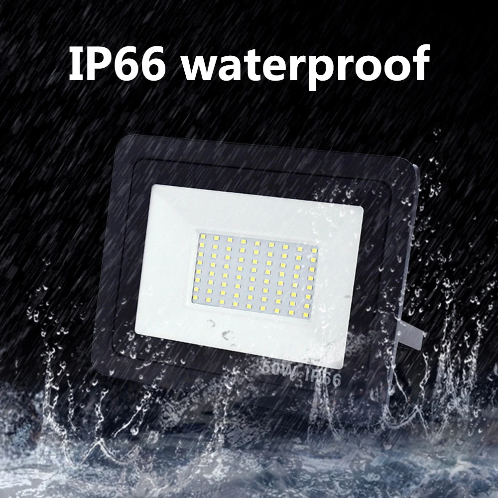 LED Spotlight 10W 20W 30W 50W PIR Motion Sensor High Brightness LED Flood light Outdoor Reflector Waterproof Garden Street Lamp