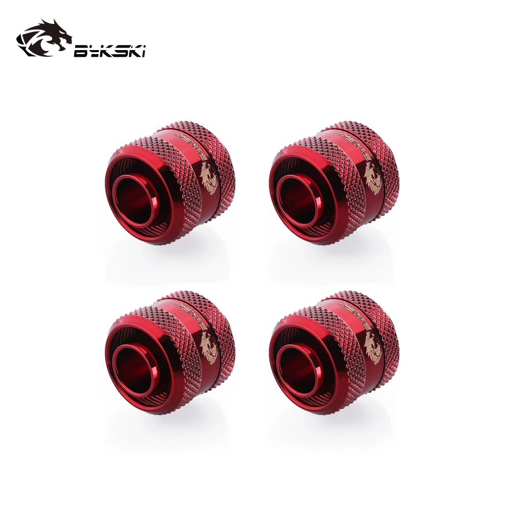 

4pcs/lots Bykski Inside Diameter 10mm + Outside Diameter 16mm Pipes 3/8''ID + 5/8"OD Soft Tube Fitting Hand Connector Fitting