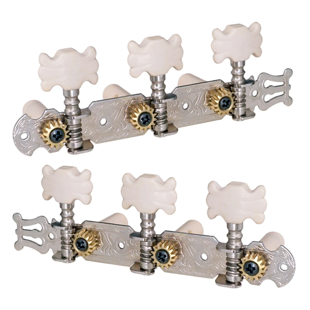 

1 Pair Classical Guitar Tuning Pegs Keys Machine Heads Tuners Guitar Parts 3R3L Tuning Pegs Keys Classical Guitar Machine Heads