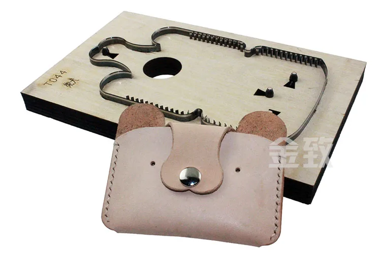 Shiba Inu Dog Card Package Knife Mold Dog Year Theme Handmade Leather Goods Wallet Laser Knife Mold Can Be Customized