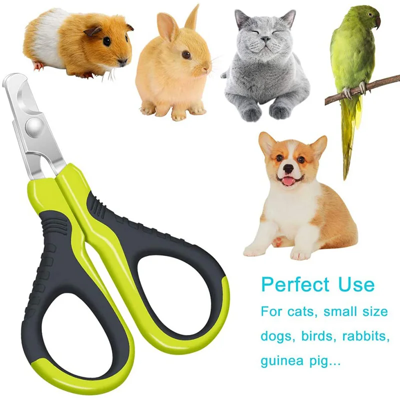 Hamster-Nagelknipser, professionelle kleine Tiere, Nageltrimmer, Schere für Kätzchen, Kaninchen, Welpen, Meerschweinchen, Frettchen, Vogel – Detail 6