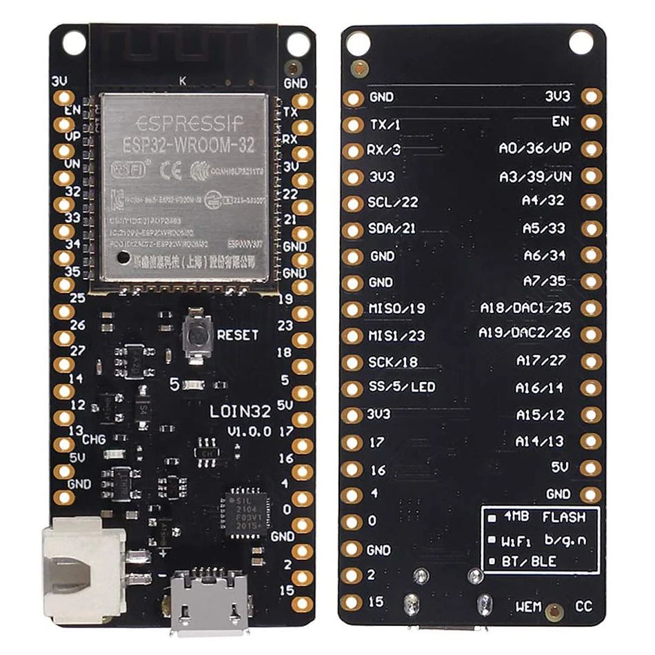 1PCS ESP32 ESP-32 ESP-32S ESP32S For WeMos Mini D1 Wifi Bluetooth Wireless Board Module Based ESP-WROOM-32 Dual Core Mode CPU