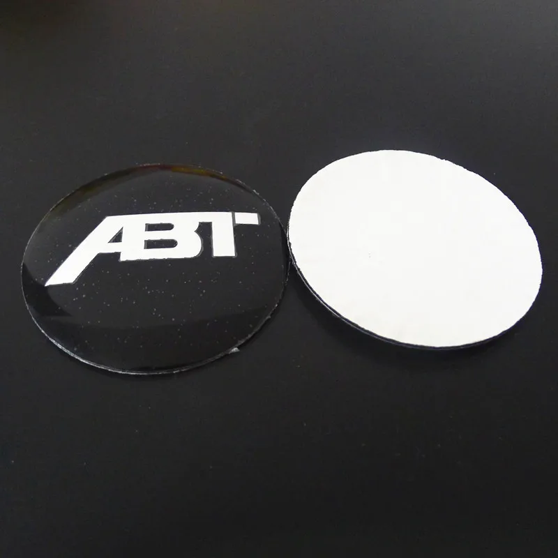 4pcs 56mm For ABT Car Styling Fixing Wheel Center Hub Cap Stickers Badge Emblem Accessories