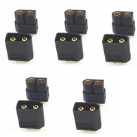 5Pairs XT60 Color Black Yellow Male & Female Bullet Connector Plug for iMax b6 balance charger Accessory RC Lipo/Ni-CD Battery