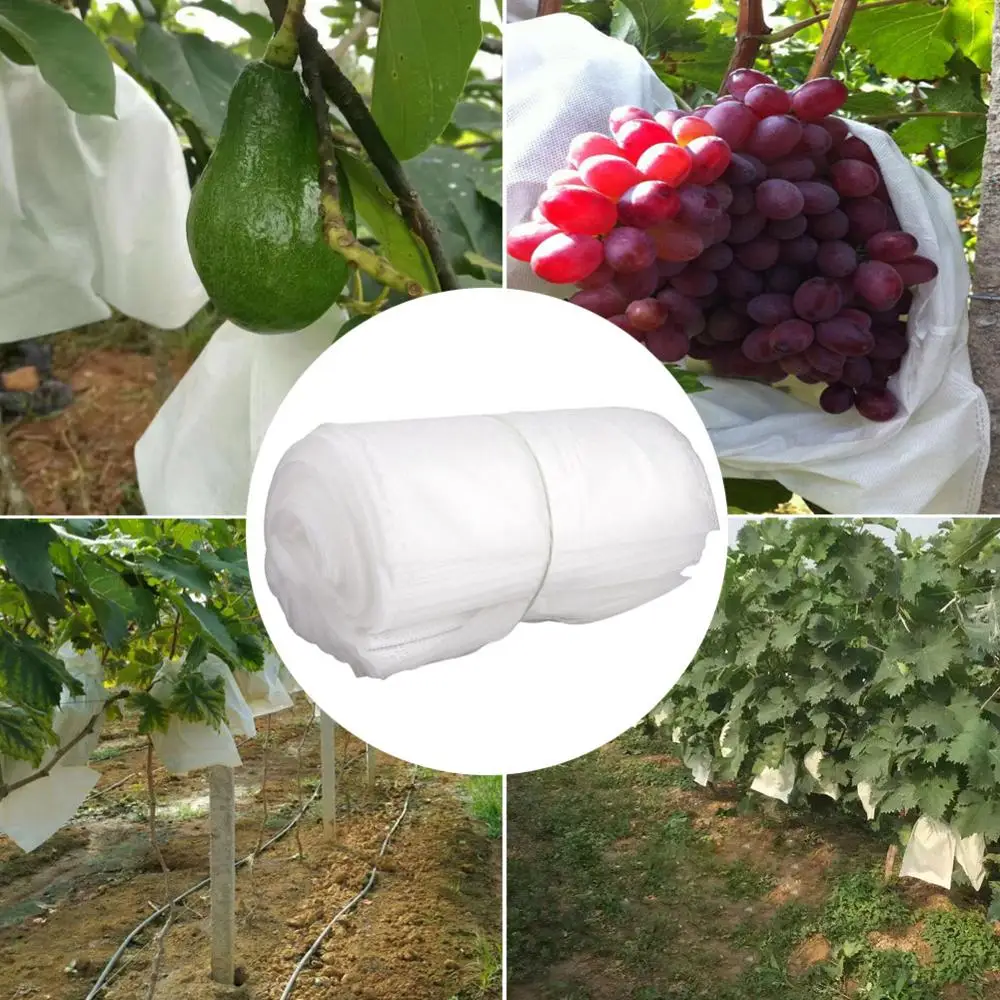 50Pcs Grape Protection Bag Vegetable Fruit Protect Breeding Bag Anti-Bird Moisture Insect Net Bag Prevent Fruit Tree Mosquitoes